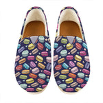 Cute Macarons Pattern Print Casual Shoes