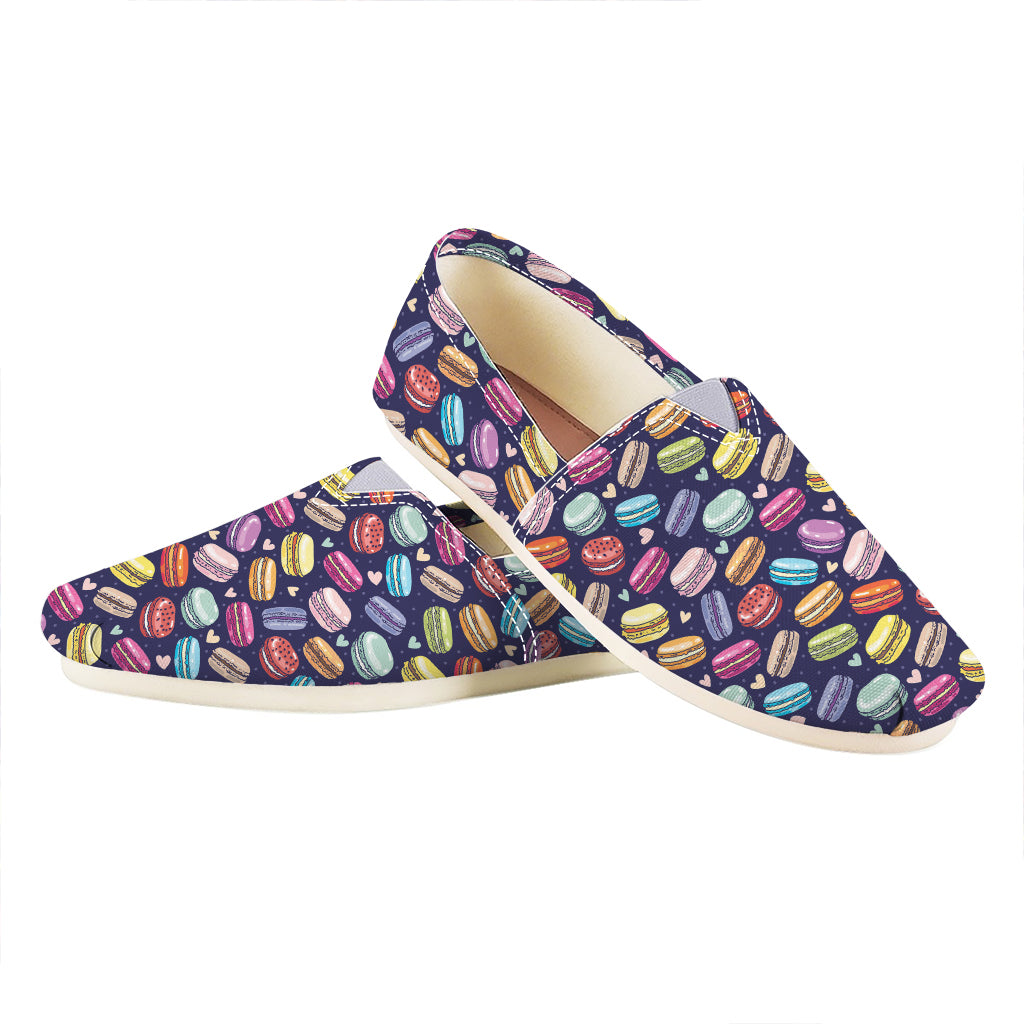 Cute Macarons Pattern Print Casual Shoes