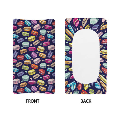 Cute Macarons Pattern Print Changing Pad Cover