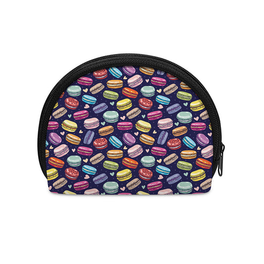 Cute Macarons Pattern Print Coin Purse