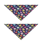 Cute Macarons Pattern Print Dog Bandana