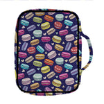 Cute Macarons Pattern Print Front Pocket Bible Bag