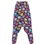 Cute Macarons Pattern Print Hammer Pants