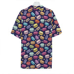 Cute Macarons Pattern Print Hawaiian Shirt
