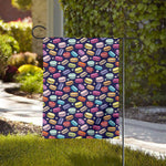 Cute Macarons Pattern Print House Flag