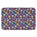 Cute Macarons Pattern Print Indoor Door Mat