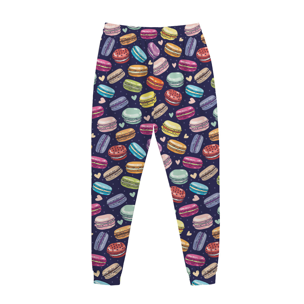 Cute Macarons Pattern Print Jogger Pants