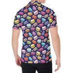 Cute Macarons Pattern Print Men's Shirt