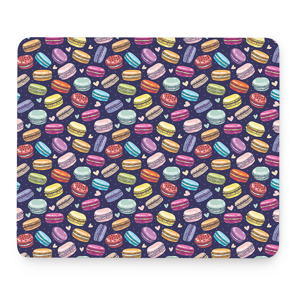Cute Macarons Pattern Print Mouse Pad