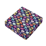 Cute Macarons Pattern Print Outdoor Seat Cushion Cover