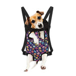 Cute Macarons Pattern Print Pet Carrier Backpack