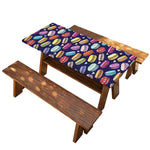 Cute Macarons Pattern Print Picnic Table Cover