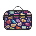 Cute Macarons Pattern Print Portable Lunch Bag