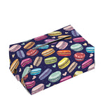 Cute Macarons Pattern Print Rectangle Tissue Box Cover
