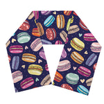 Cute Macarons Pattern Print Scarf