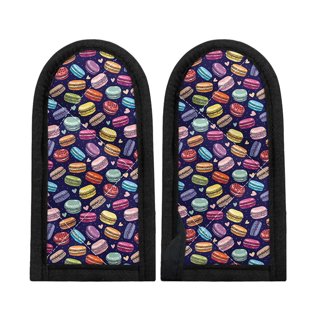Cute Macarons Pattern Print Skillet Handle Cover