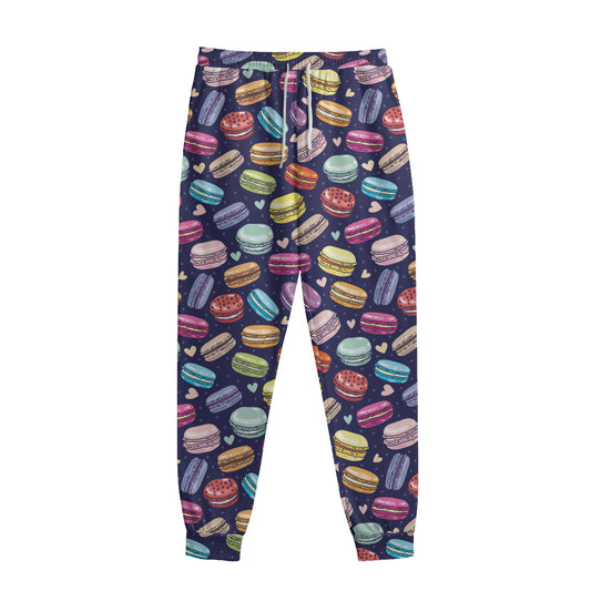 Cute Macarons Pattern Print Sweatpants