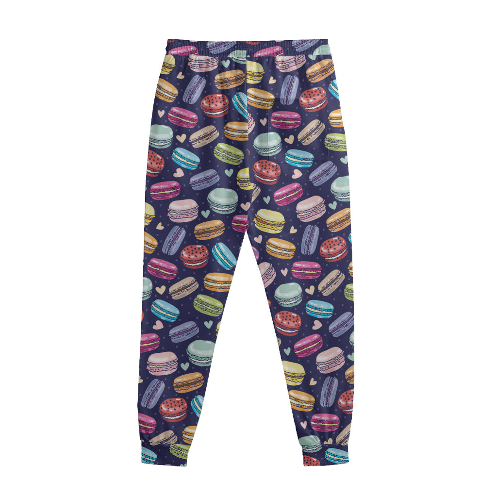 Cute Macarons Pattern Print Sweatpants