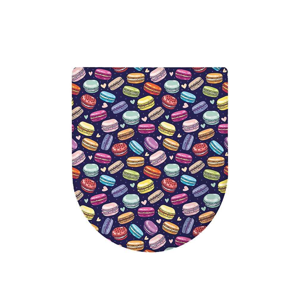 Cute Macarons Pattern Print Toilet Lid Cover