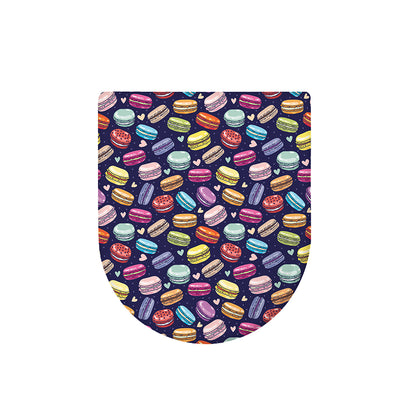 Cute Macarons Pattern Print Toilet Lid Cover