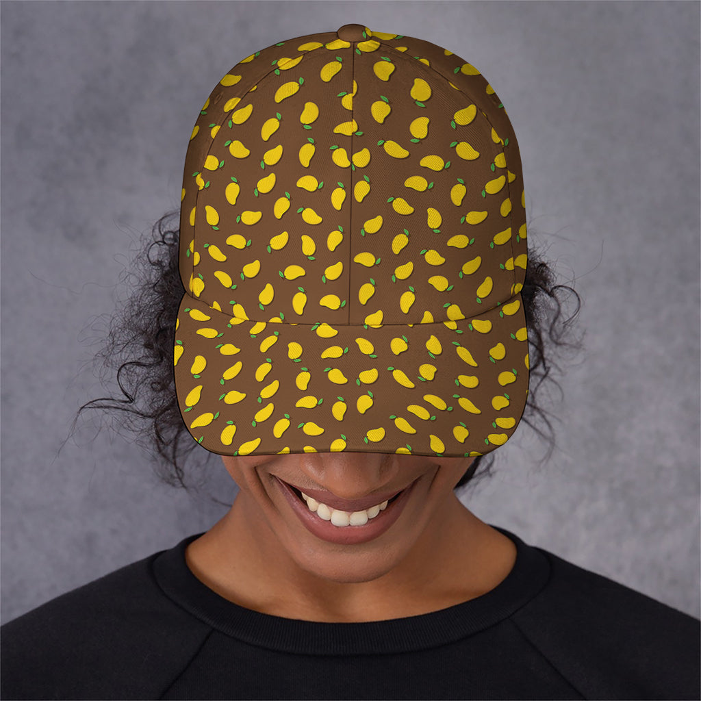 Cute Mango Pattern Print Baseball Cap