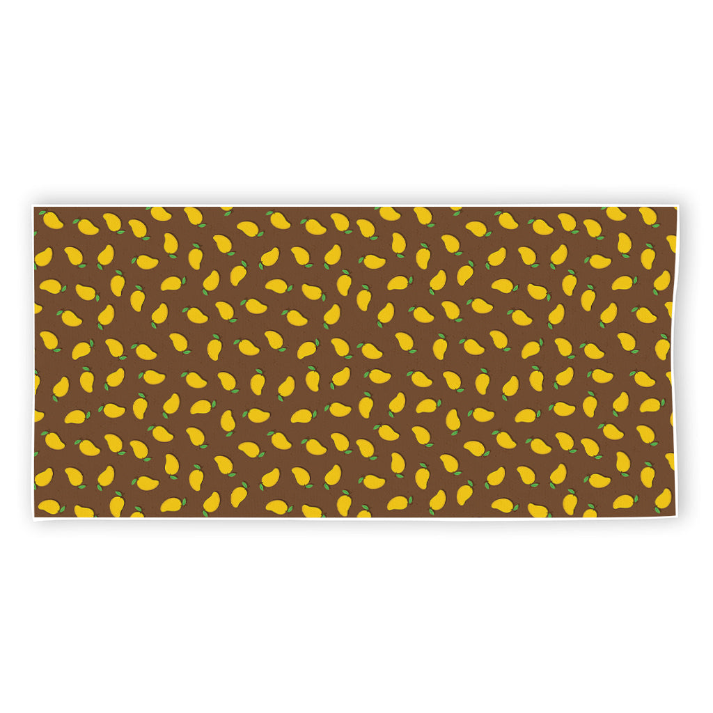 Cute Mango Pattern Print Beach Towel
