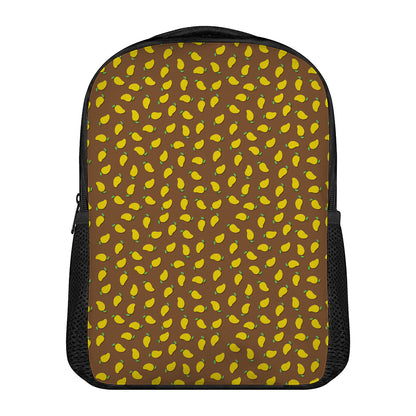 Cute Mango Pattern Print Casual Backpack