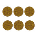Cute Mango Pattern Print Coaster Set
