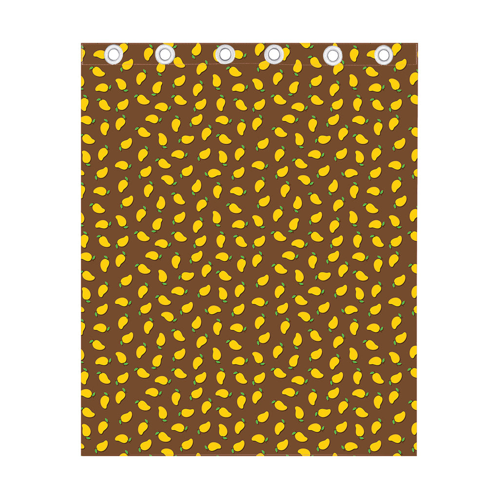 Cute Mango Pattern Print Curtain