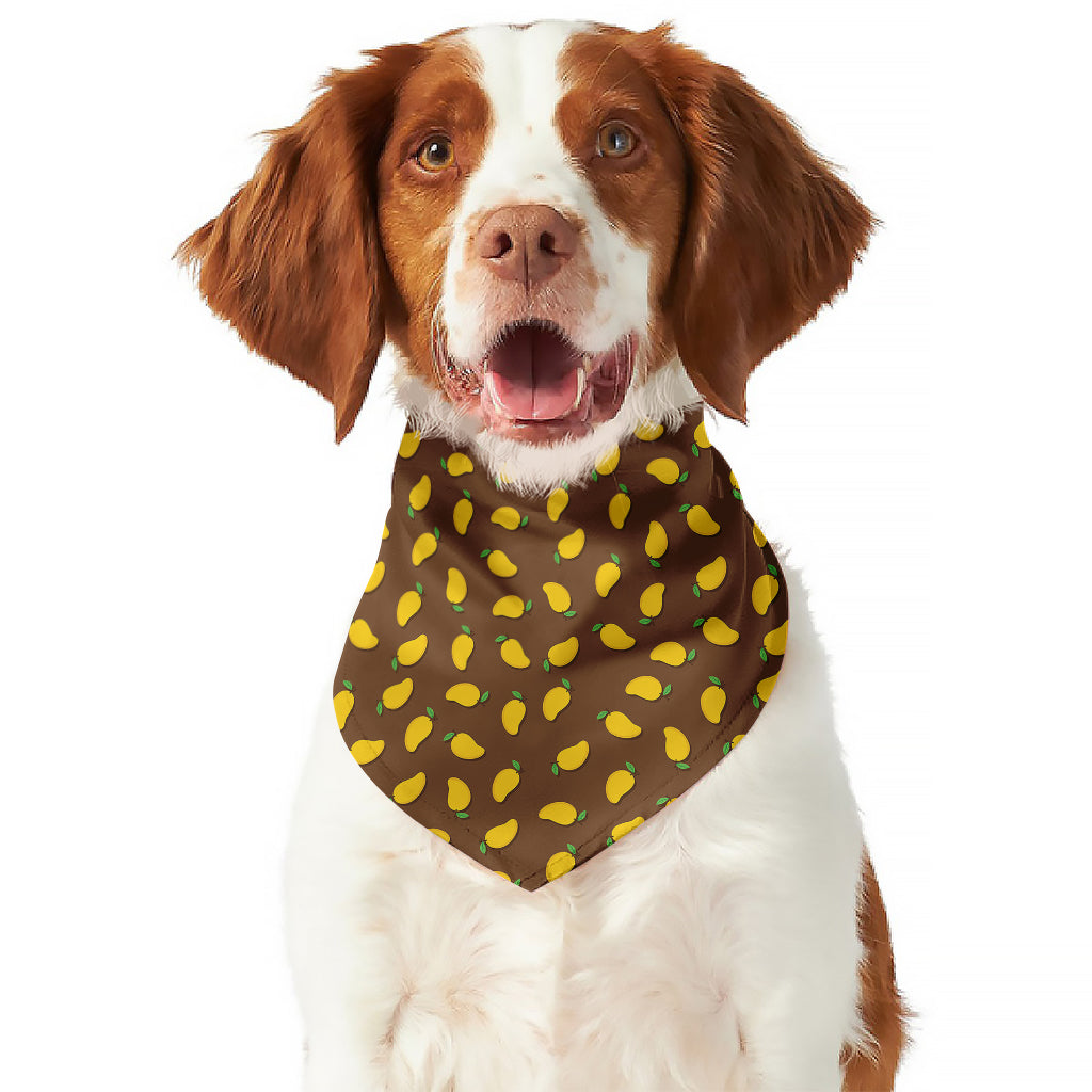 Cute Mango Pattern Print Dog Bandana