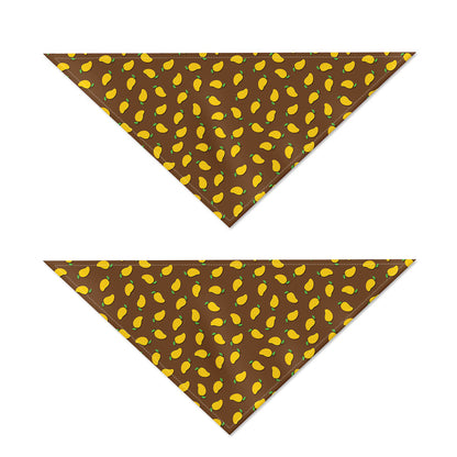 Cute Mango Pattern Print Dog Bandana