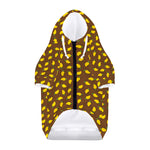 Cute Mango Pattern Print Dog Zip Up Hoodie