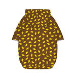 Cute Mango Pattern Print Dog Zip Up Hoodie