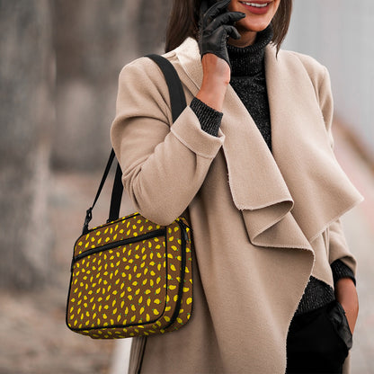 Cute Mango Pattern Print Double Strap Bible Bag