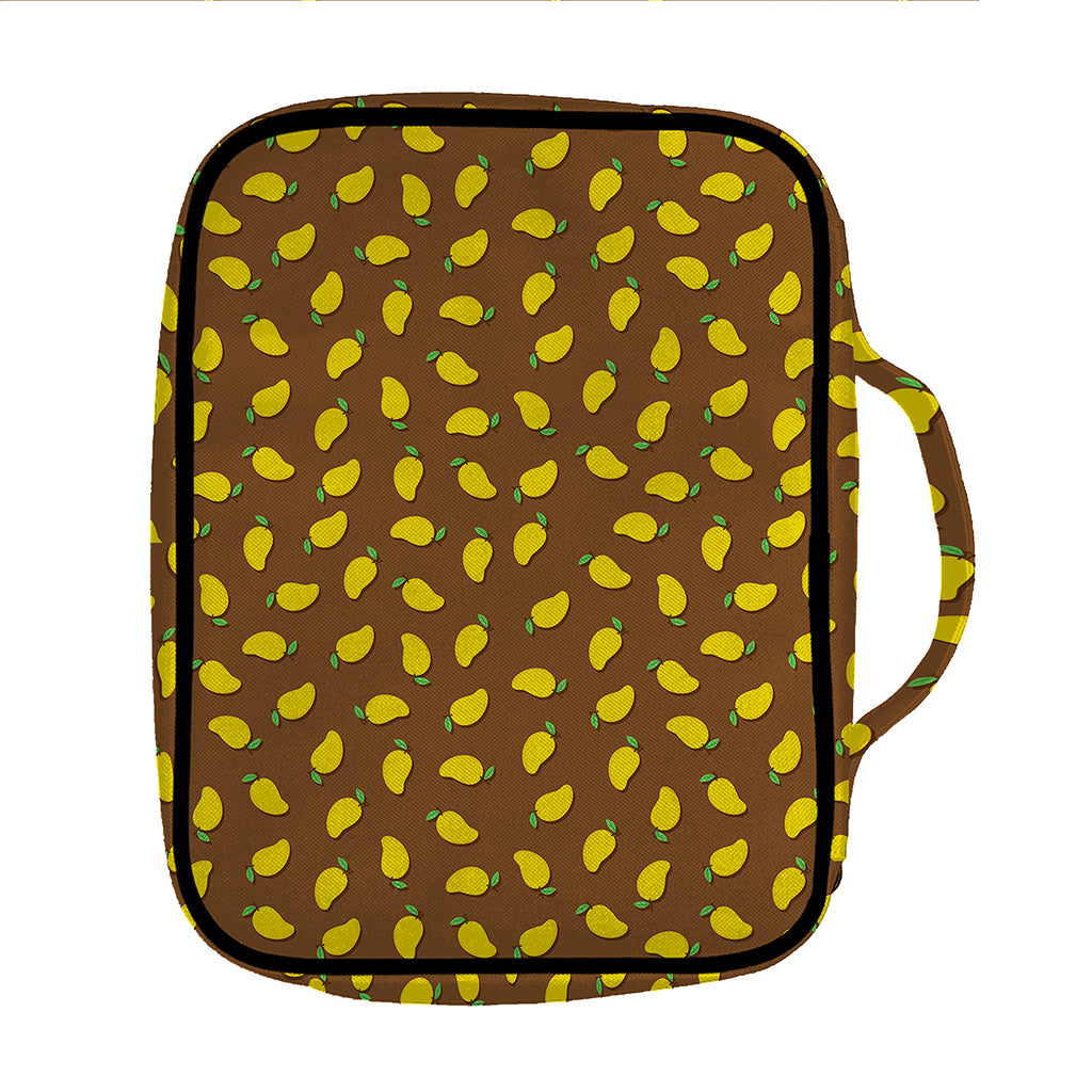 Cute Mango Pattern Print Front Pocket Bible Bag
