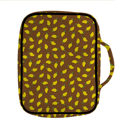 Cute Mango Pattern Print Front Pocket Bible Bag