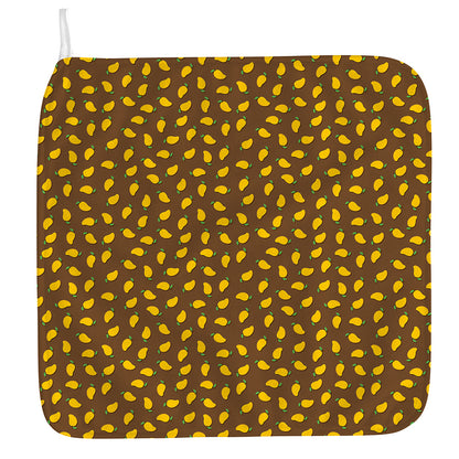 Cute Mango Pattern Print Hand Towel