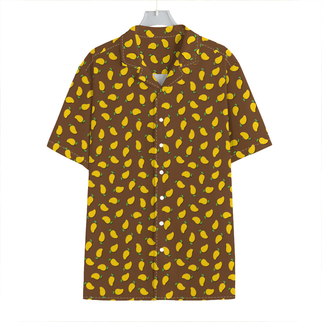 Cute Mango Pattern Print Hawaiian Shirt