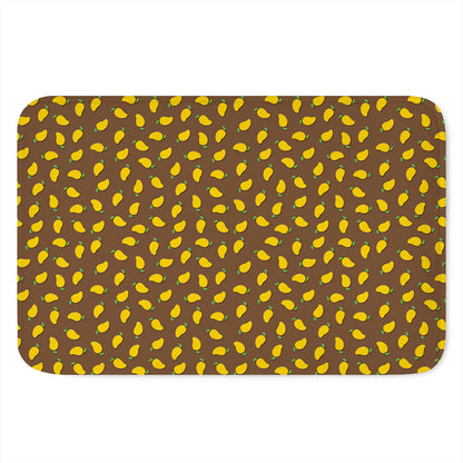 Cute Mango Pattern Print Indoor Door Mat