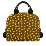 Cute Mango Pattern Print Insulated Lunch Bag
