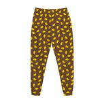 Cute Mango Pattern Print Jogger Pants