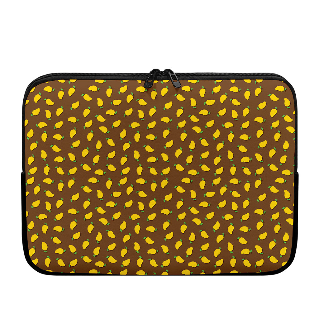 Cute Mango Pattern Print Laptop Sleeve