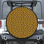 Cute Mango Pattern Print Leather Spare Tire Cover