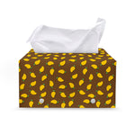 Cute Mango Pattern Print Leather Tissue Box Cover