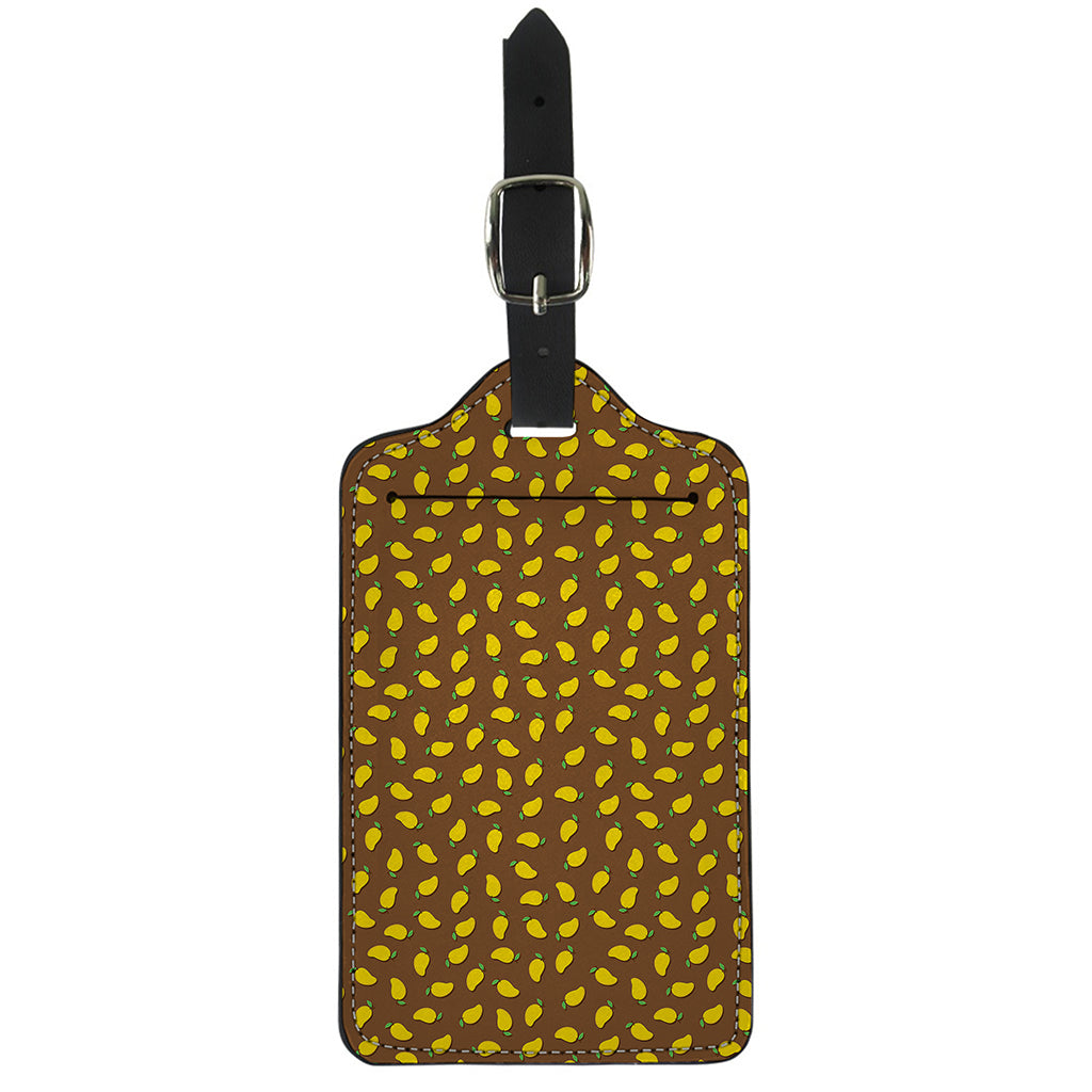 Cute Mango Pattern Print Luggage Tag