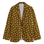 Cute Mango Pattern Print Men's Blazer