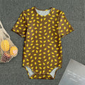 Cute Mango Pattern Print Men's Bodysuit