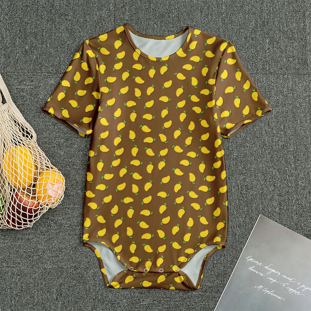 Cute Mango Pattern Print Men's Bodysuit