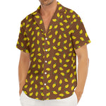 Cute Mango Pattern Print Men's Deep V-Neck Shirt
