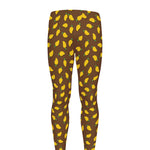 Cute Mango Pattern Print Men's leggings
